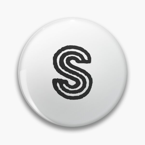 Item preview, Maze Triple-Line Letter S in Matte-Black designed and sold by uncoXab.