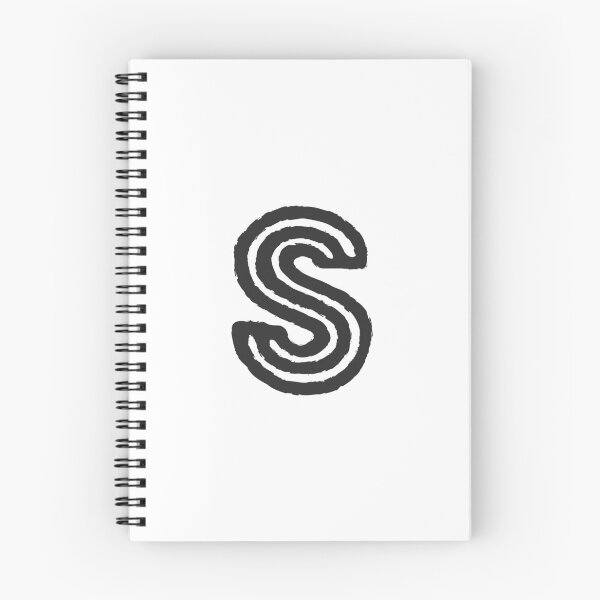 Item preview, Maze Triple-Line Letter S in Matte-Black designed and sold by uncoXab.
