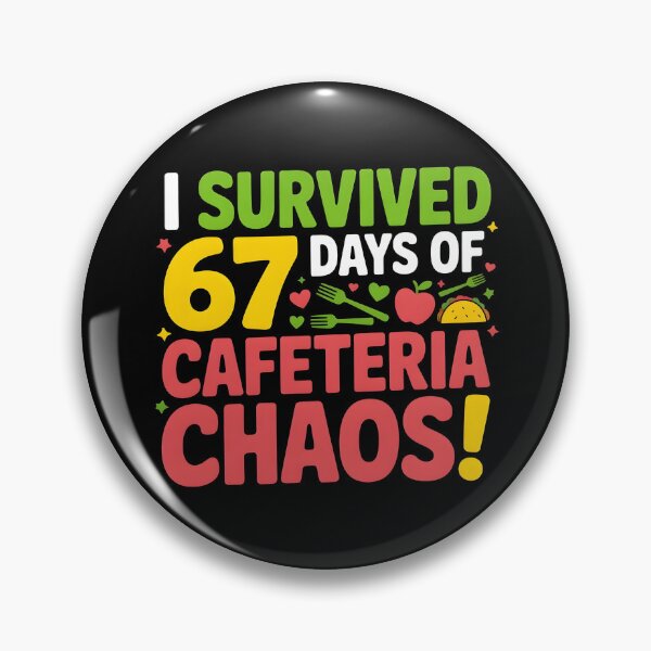Item preview, I Survived 67 Days of Cafeteria Chaos Lunch Lady Staff Squad designed and sold by BLZART.
