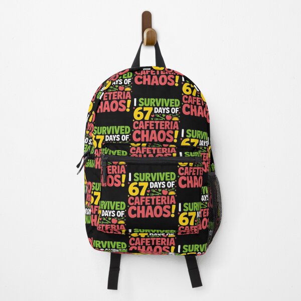 Item preview, I Survived 67 Days of Cafeteria Chaos Lunch Lady Staff Squad designed and sold by BLZART.