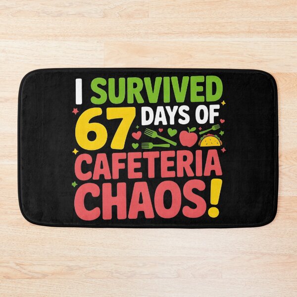 Item preview, I Survived 67 Days of Cafeteria Chaos Lunch Lady Staff Squad designed and sold by BLZART.