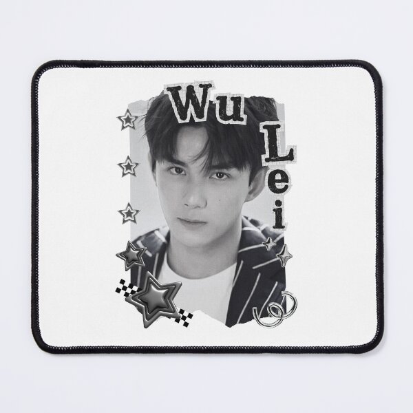 Item preview, Wu Lei (Leo Wu) (吴磊) Chinese Actor Cdrama Chinese Entertainment Black and White Collage Digital Art Portrait designed and sold by AJUNICE STUDIO.