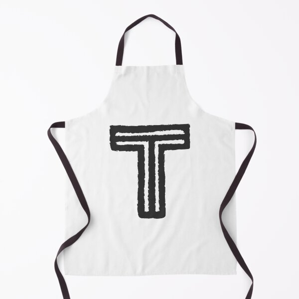 Item preview, Maze Triple-Line Letter T in Matte-Black designed and sold by uncoXab.