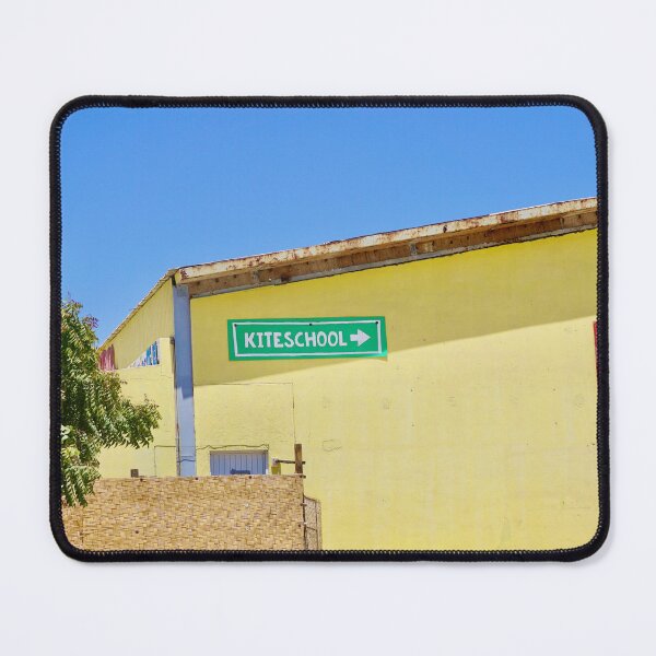 Item preview, La Ventana Kiteschool Sign Yellow Building - Baja California Kitesurfing Photography Mexico designed and sold by soulshineshot.