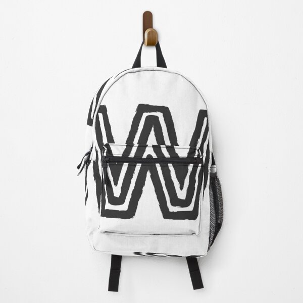 Item preview, Maze Triple-Line Letter W in Matte-Black designed and sold by uncoXab.