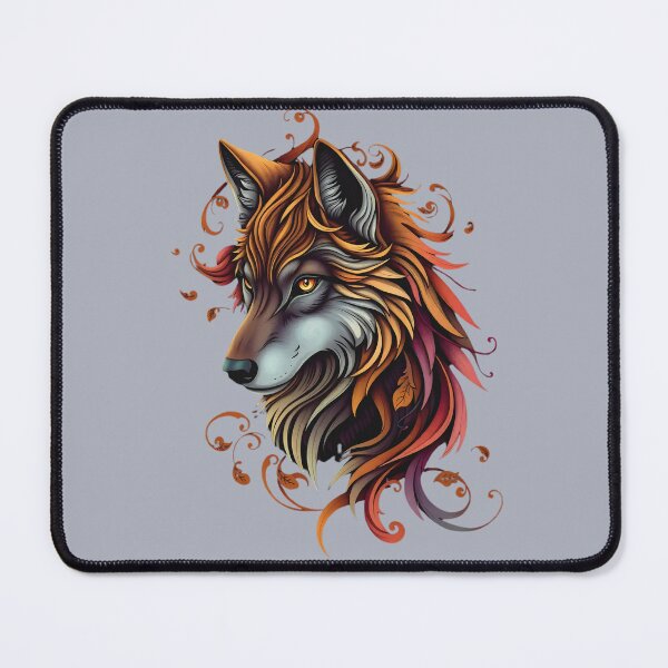 Item preview, Autumn Spirit Wolf Artwork designed and sold by Storyveil.