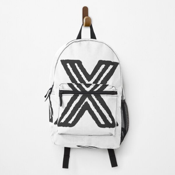 Item preview, Maze Triple-Line Letter X in Matte-Black designed and sold by uncoXab.
