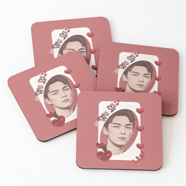 Item preview, Wu Lei (Leo Wu) (吴磊) Chinese Actor Cdrama Chinese Entertainment Card Red Aesthetic Collage Design designed and sold by AJUNICE STUDIO.