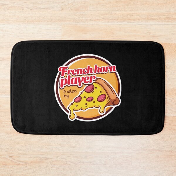 Item preview, French Horn Player Fueled by Pizza designed and sold by MaryAller.