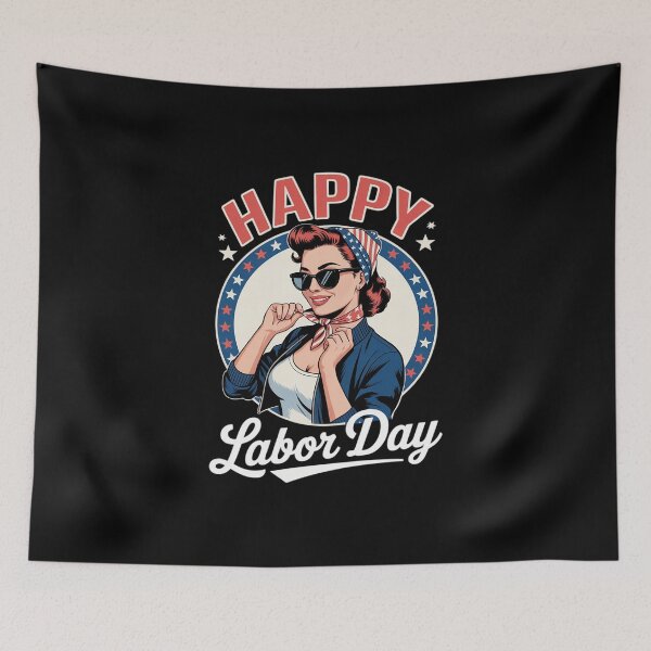 Item preview, Happy Labor Day For Women Labor Day Messy Bun USA Flag4  designed and sold by MathisBellanger.