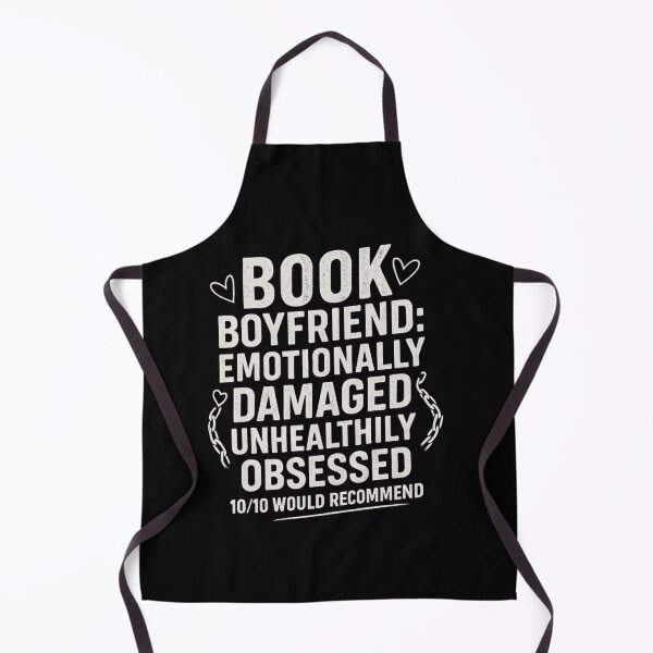 Item preview, Emotionally Damaged Book Boyfriend – Booktok Romance Reader designed and sold by WickedPrettyco.