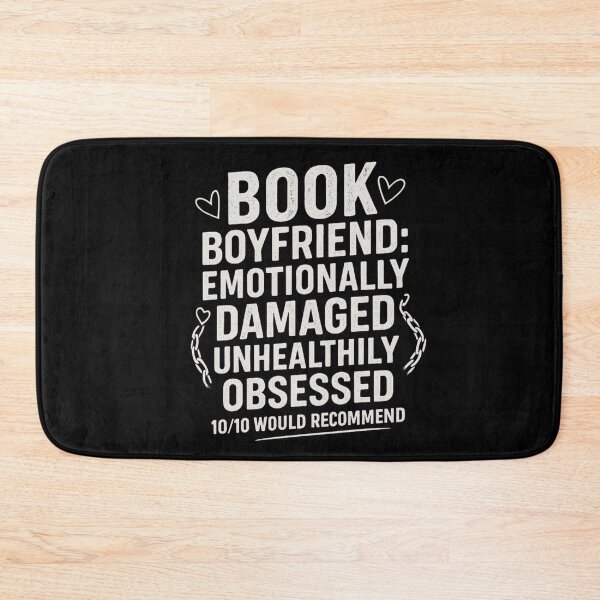 Item preview, Emotionally Damaged Book Boyfriend – Booktok Romance Reader designed and sold by WickedPrettyco.