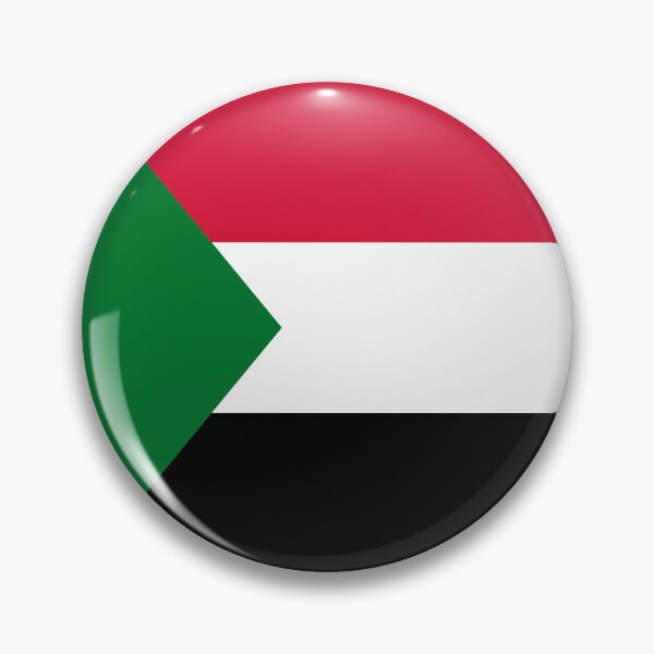 Item preview, Sudan Flag Round Design designed and sold by NTGUILTY.