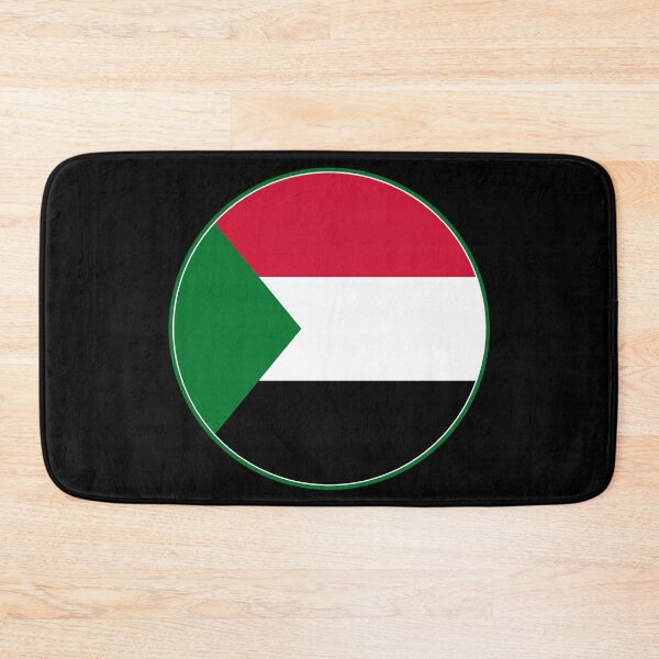 Item preview, Sudan Flag Round Design designed and sold by NTGUILTY.