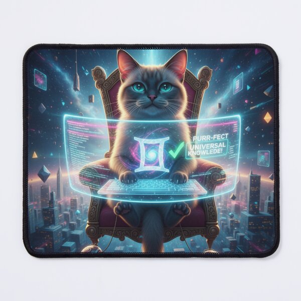 Item preview, Your Cat Doesn't Just See Your Future. It Codes It. designed and sold by beMyMeow.