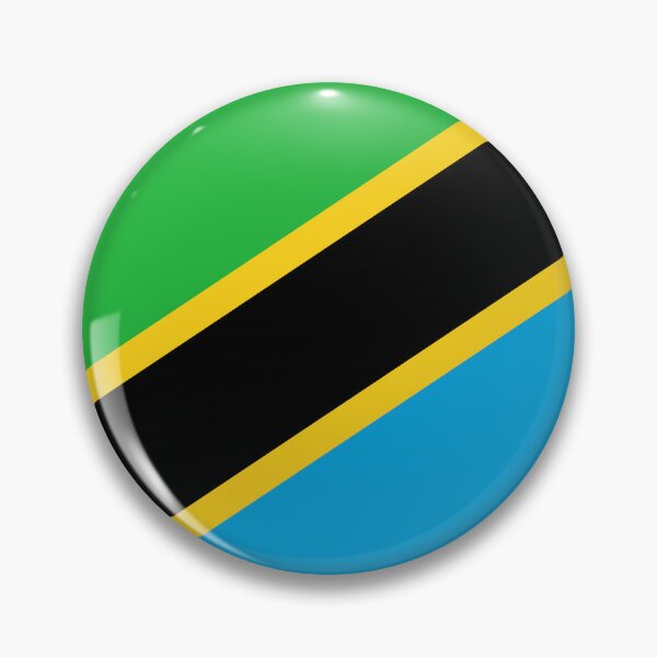 Item preview, Tanzania Flag Round Design designed and sold by NTGUILTY.