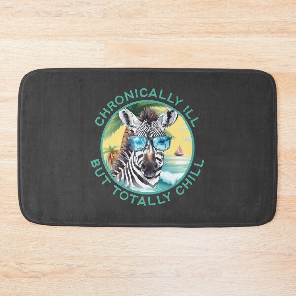Item preview, Chronic Illness Warrior – Watercolor Zebra Vibes designed and sold by Designs by Jesabee.