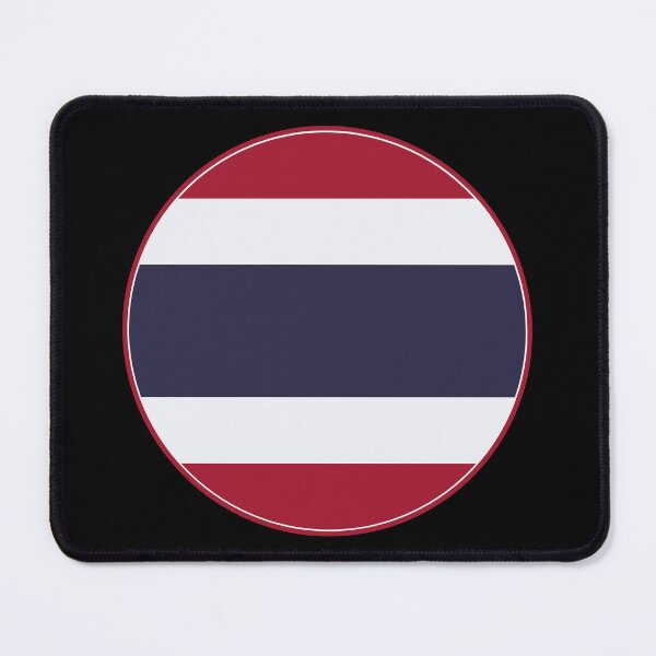 Item preview, Thailand Flag Round Design designed and sold by NTGUILTY.