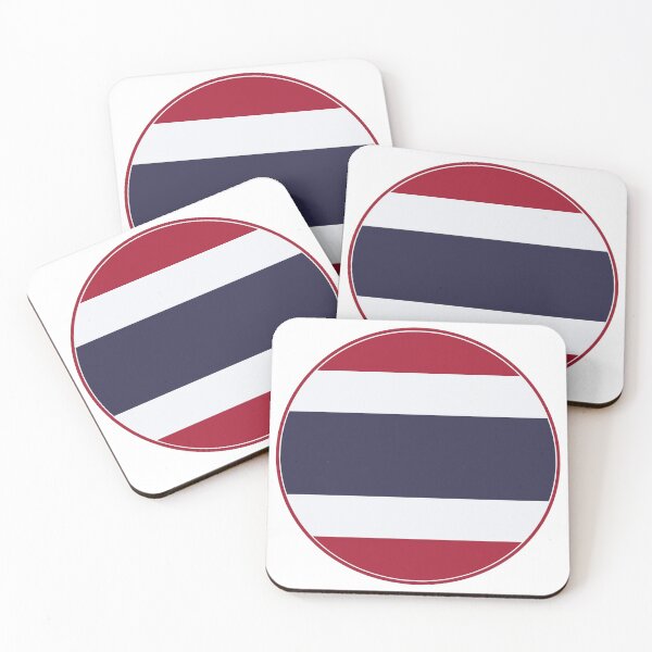 Item preview, Thailand Flag Round Design designed and sold by NTGUILTY.
