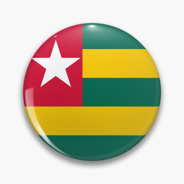 Item preview, Togo Flag Round Design designed and sold by NTGUILTY.