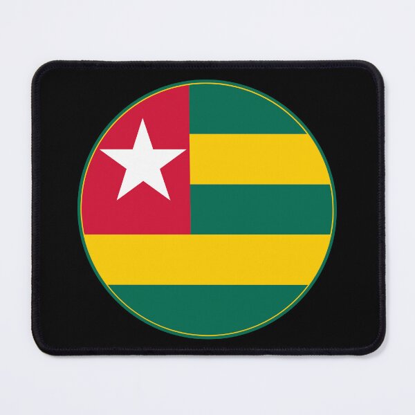 Item preview, Togo Flag Round Design designed and sold by NTGUILTY.