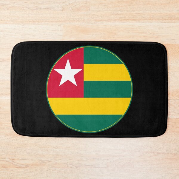Item preview, Togo Flag Round Design designed and sold by NTGUILTY.