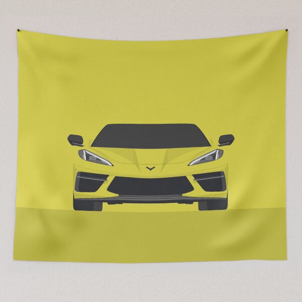 Item preview, Corvette C8 - Vector drawing designed and sold by yohannlp.