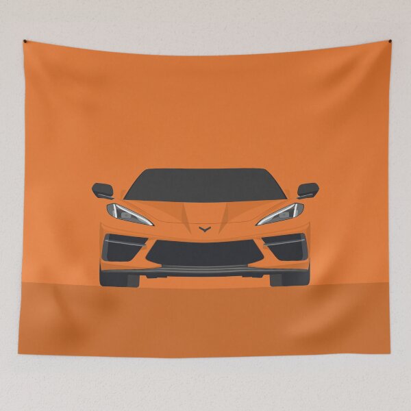 Item preview, Corvette C8 - Vector drawing designed and sold by yohannlp.