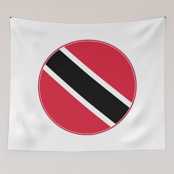 Item preview, Trinidad and Tobago Flag Round Design designed and sold by NTGUILTY.