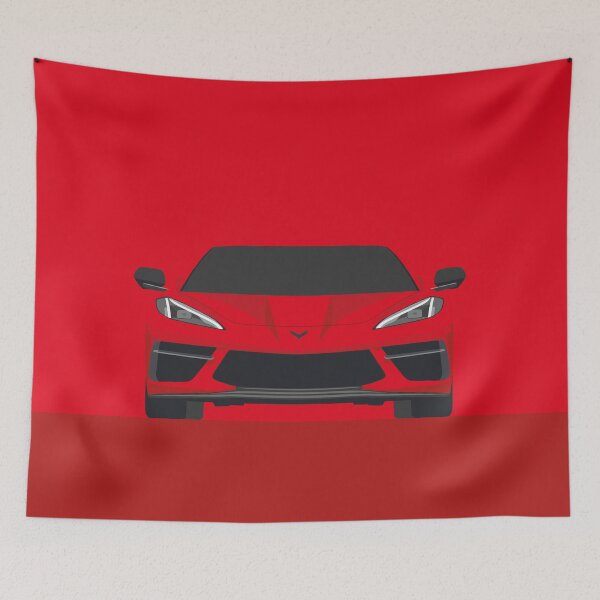 Item preview, Corvette C8 - Vector drawing designed and sold by yohannlp.