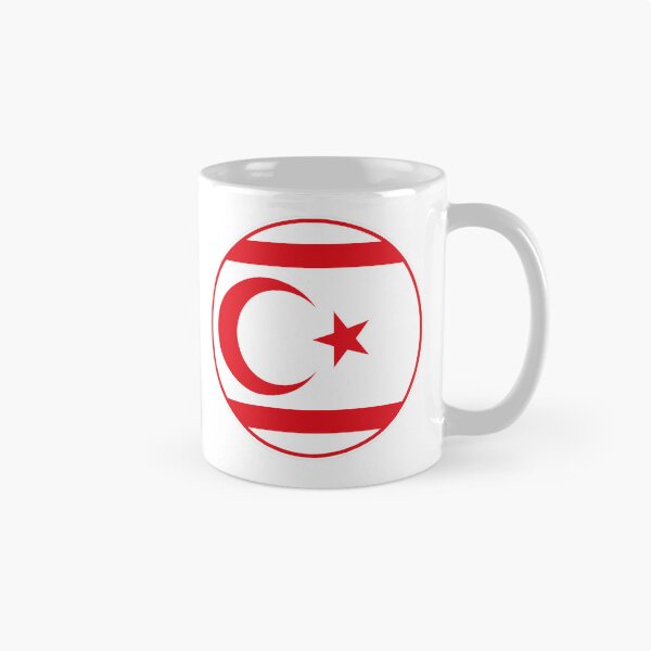 Item preview, Northern Cyprus Flag Round Design designed and sold by NTGUILTY.