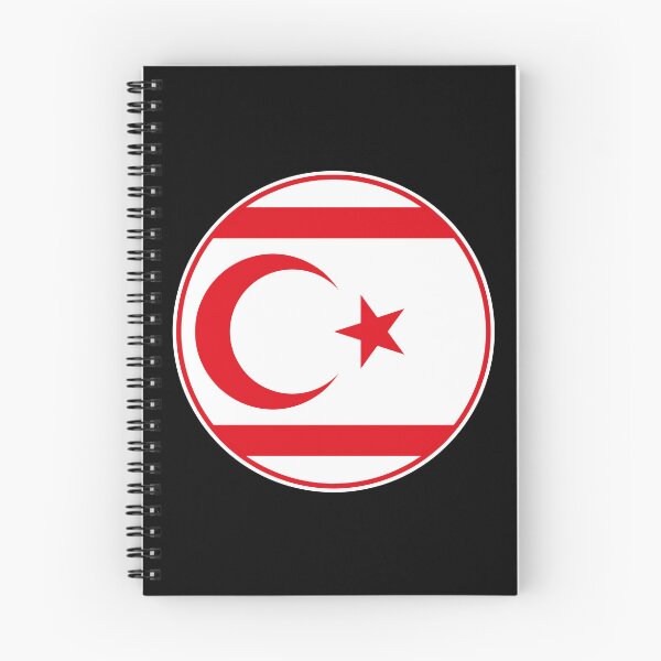 Item preview, Northern Cyprus Flag Round Design designed and sold by NTGUILTY.