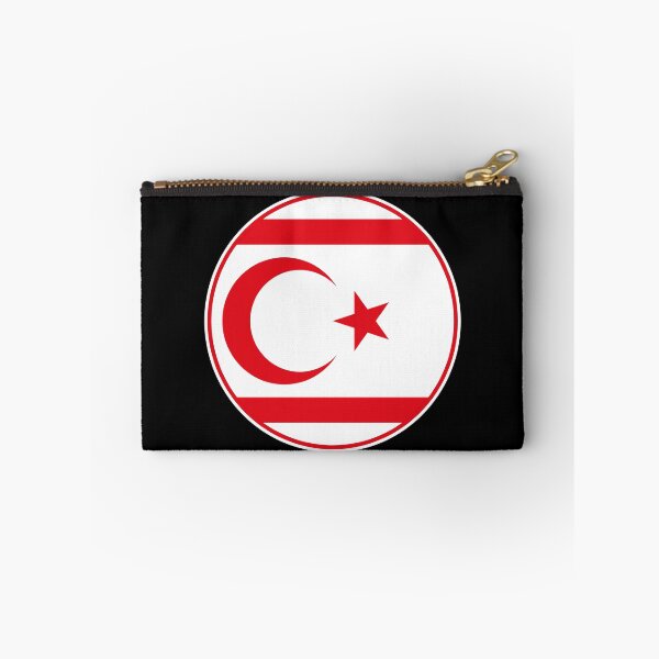 Item preview, Northern Cyprus Flag Round Design designed and sold by NTGUILTY.