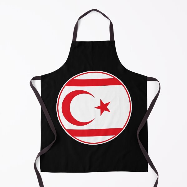 Item preview, Northern Cyprus Flag Round Design designed and sold by NTGUILTY.