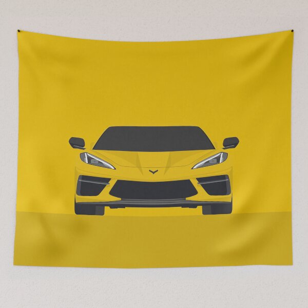 Item preview, Corvette C8 - Vector drawing designed and sold by yohannlp.