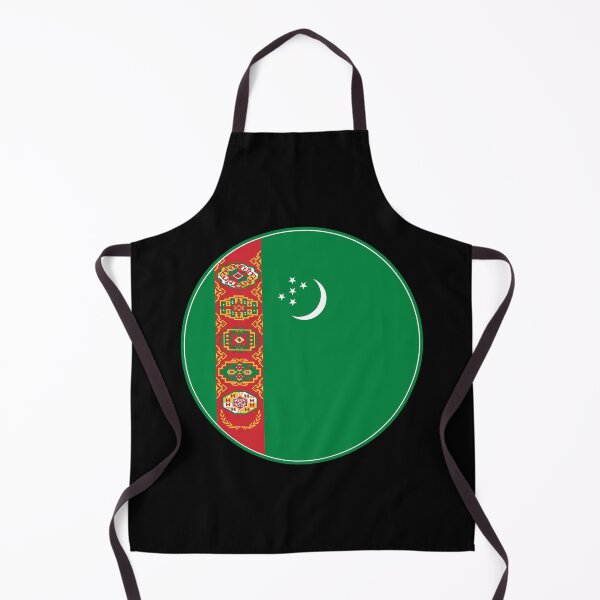 Artikelvorschau, Rundes Design der Flagge Turkmenistans entworfen und verkauft von NTGUILTY.
