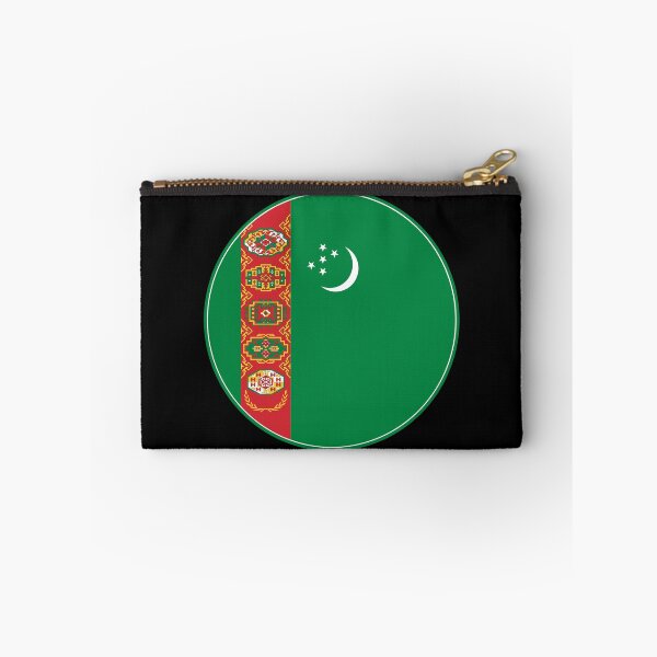 Artikelvorschau, Rundes Design der Flagge Turkmenistans entworfen und verkauft von NTGUILTY.