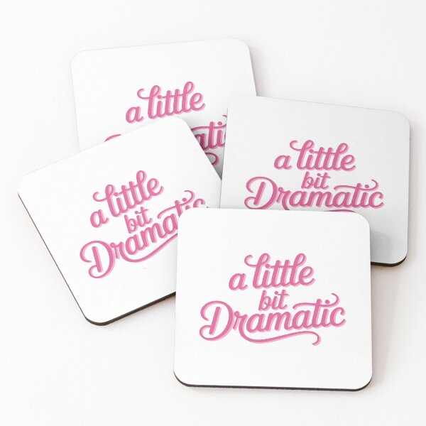 Item preview, A Little Bit Dramatic! Pink Dramatic Girl designed and sold by PMCreative.