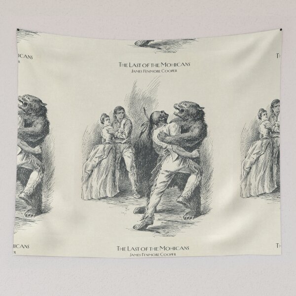 Item preview, 'The last of the Mohicans' a novel by James Fenimore Cooper designed and sold by Filologica.