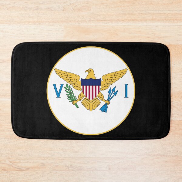 Item preview, United States Virgin Island Flag Round Design designed and sold by NTGUILTY.