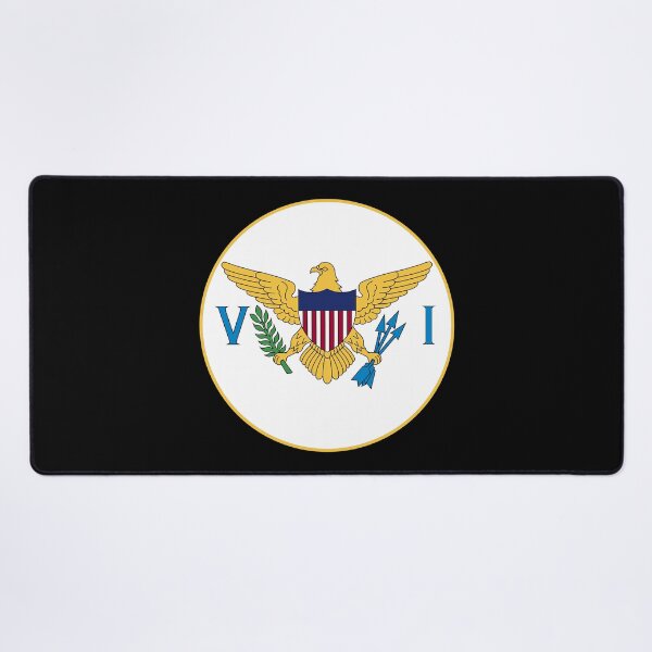 Item preview, United States Virgin Island Flag Round Design designed and sold by NTGUILTY.