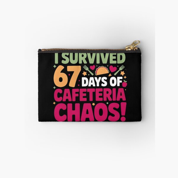 Item preview, I Survived 67 Days of Cafeteria Chaos Lunch Lady Staff Squad designed and sold by BLZART.