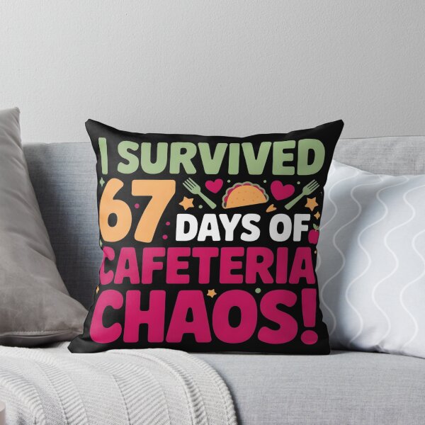 Item preview, I Survived 67 Days of Cafeteria Chaos Lunch Lady Staff Squad designed and sold by BLZART.