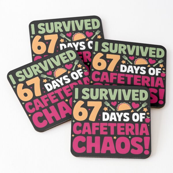 Item preview, I Survived 67 Days of Cafeteria Chaos Lunch Lady Staff Squad designed and sold by BLZART.