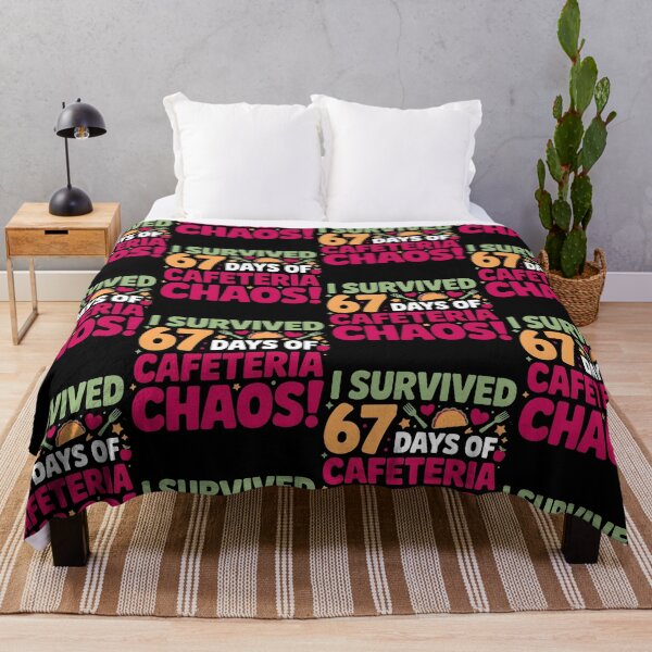 Item preview, I Survived 67 Days of Cafeteria Chaos Lunch Lady Staff Squad designed and sold by BLZART.