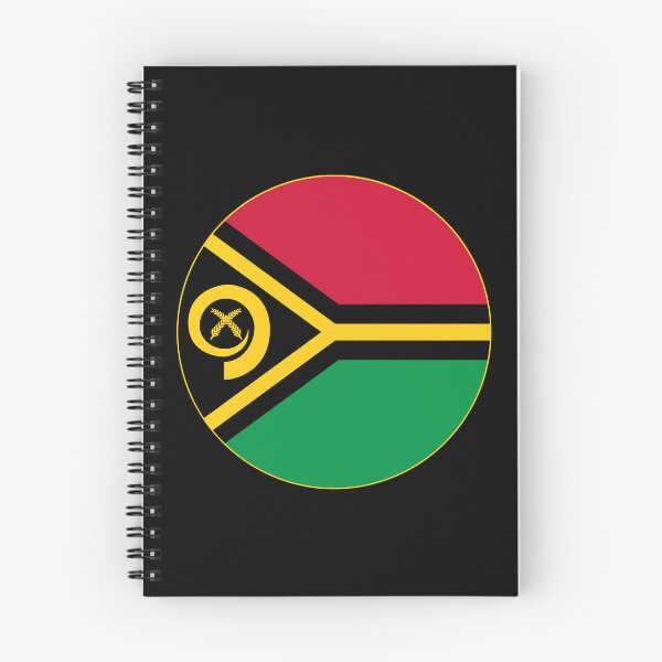 Item preview, Vanuatu Flag Round Design designed and sold by NTGUILTY.