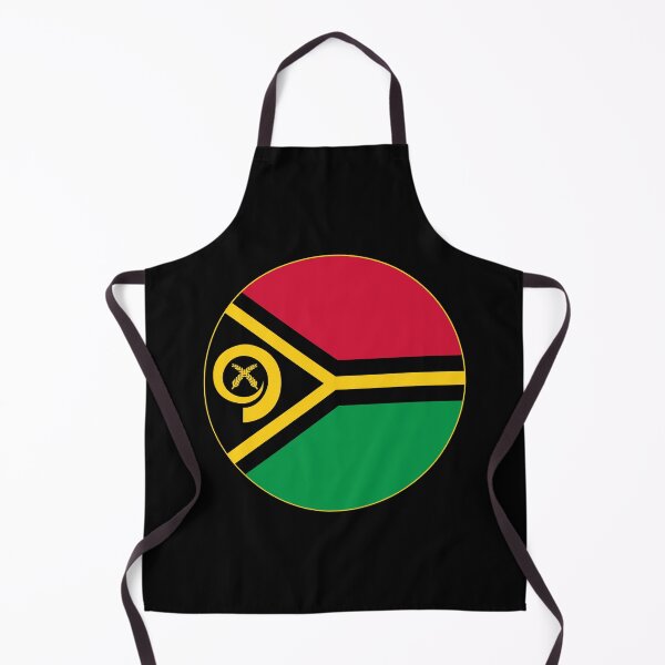 Item preview, Vanuatu Flag Round Design designed and sold by NTGUILTY.