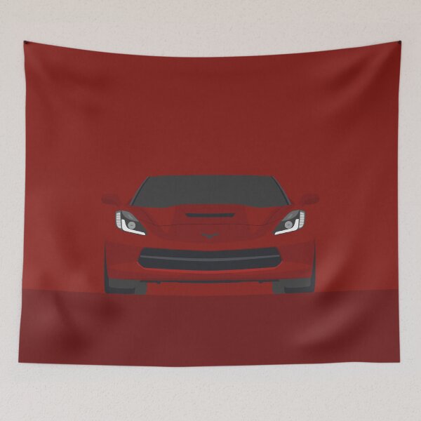 Item preview, Corvette C7 - Vector drawing designed and sold by yohannlp.