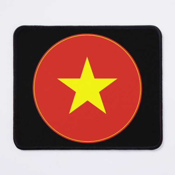 Item preview, Vietnam Flag Round Design designed and sold by NTGUILTY.