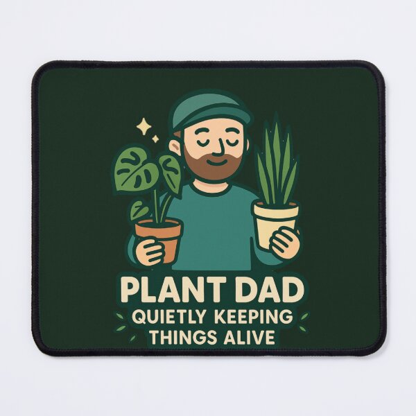 Item preview, Quietly Keeping Things Alive Plant Dad Humor Tee designed and sold by PunchDrop.